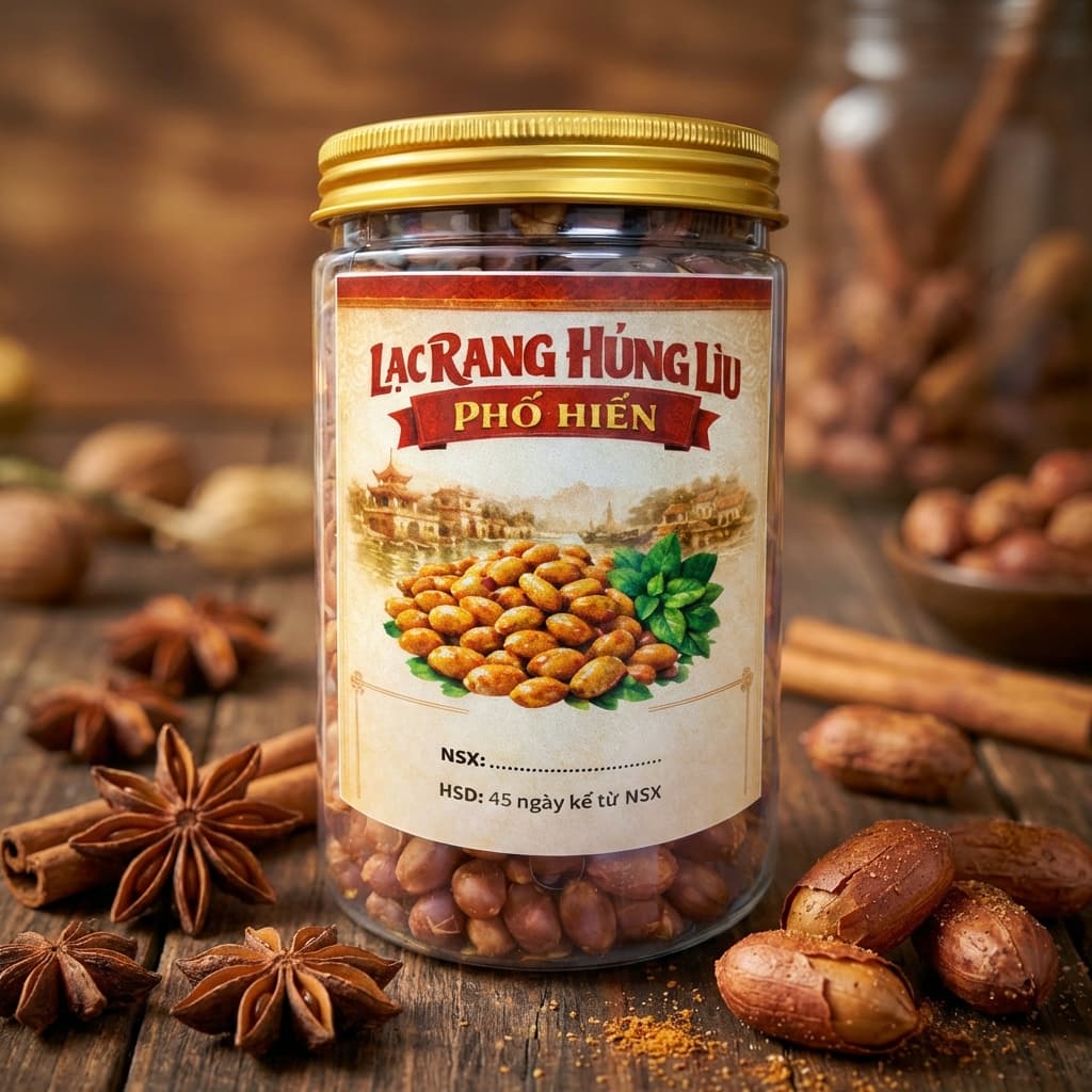 Lạc rang húng lìu Phố Hiến - Đậm đà vị quê