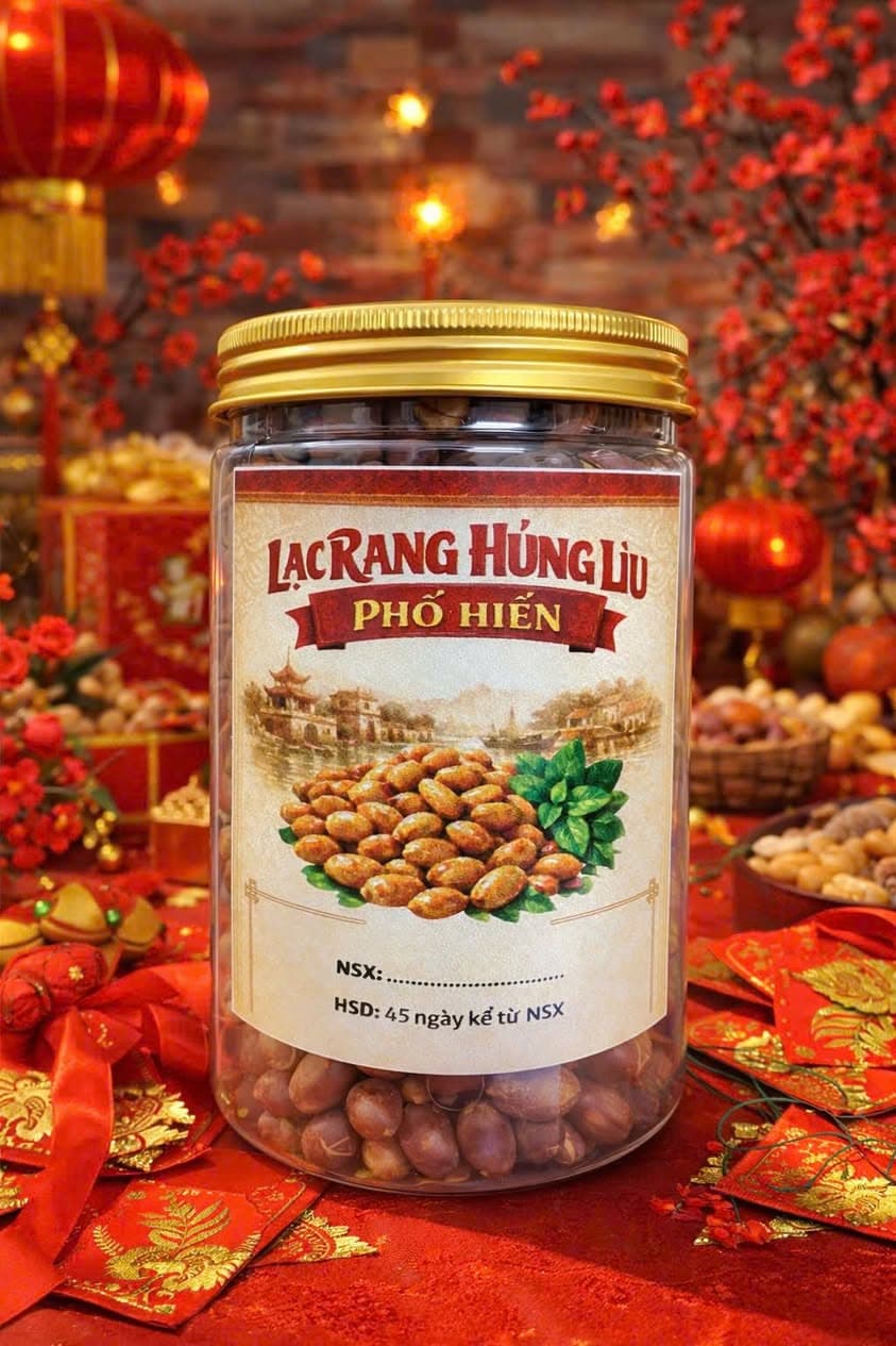 Lạc Rang Húng Lìu Phố Hiến - Hũ 500g